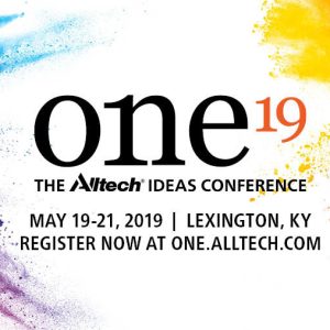 Las nuevas ideas sobre agroindustria se discutirán en ONE , la conferencia Alltech